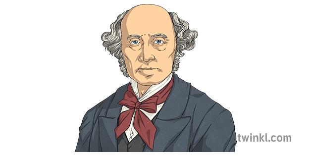 john stuart mill портрет хуманизъм значими индивиди ks2 Illustration ...