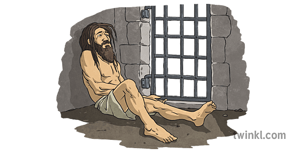 John The Baptist Sa Kulungan Illustration Twinkl