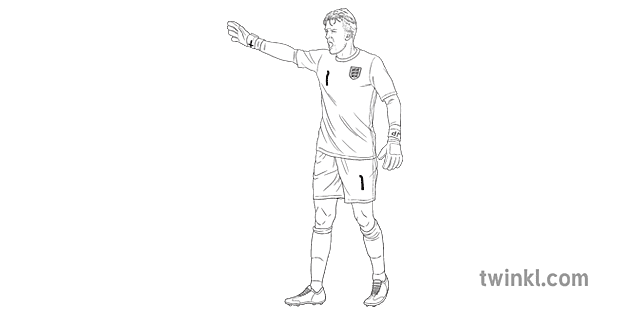 Jordan Pickford nigr Illustration - Twinkl