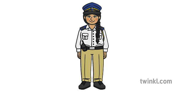 KS1 Indian Traffic Police Female - Twinkl