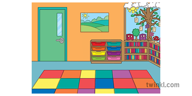 preschool classroom background