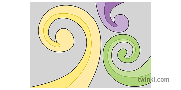 koru curls koru designs craft instructions ks1 Illustration - Twinkl