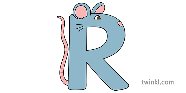 Letter R Mouse Spanish Alphabet Animals KS1 1 Illustration - Twinkl