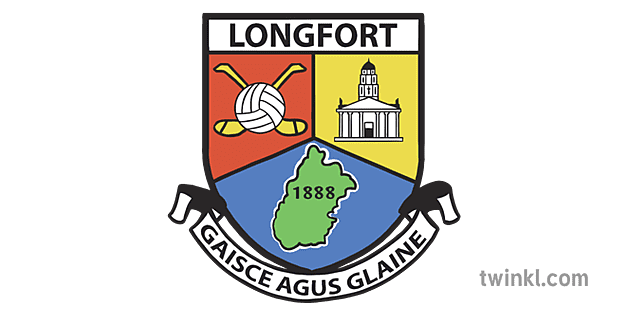 Longford Gaa Wappen Illustration