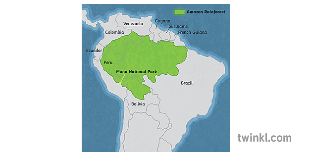 amazon basin map location