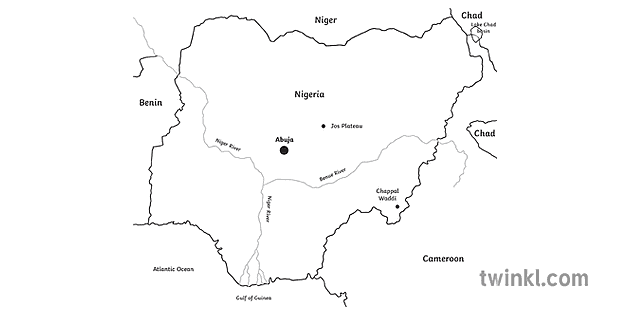 nigerian kartta näyttely eri paikkoja kiinnostavia kartta aiheita ks2