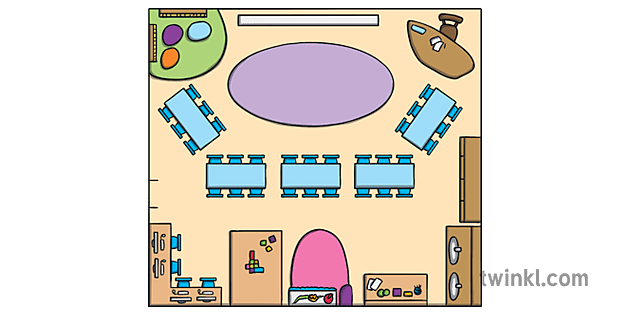 Mis Adelaides Klaskamer Kaart Diagram Uitleg Ks1 Illustration - Twinkl