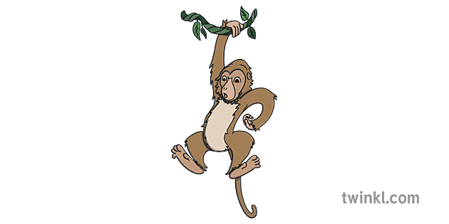 Monkey Pose 3 Vine Swing Animal Exercise Hanging Dance Sita Diwali Ramma