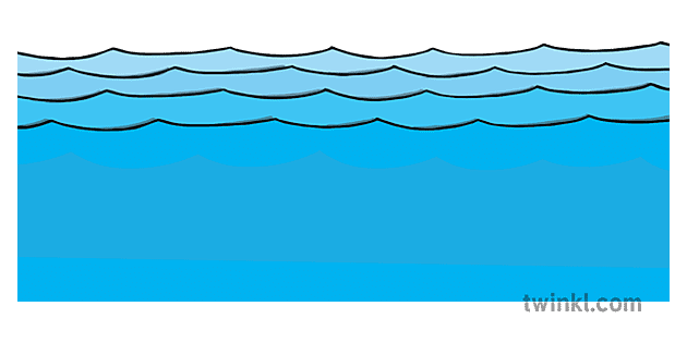 海浪背景海户外语音学eyfs Illustration Twinkl