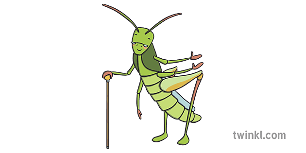Old Green Grasshopper Character James and the Giant Peach KS1