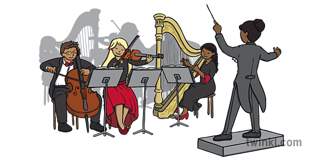 orkestra-dengan-konduktor-illustration-twinkl