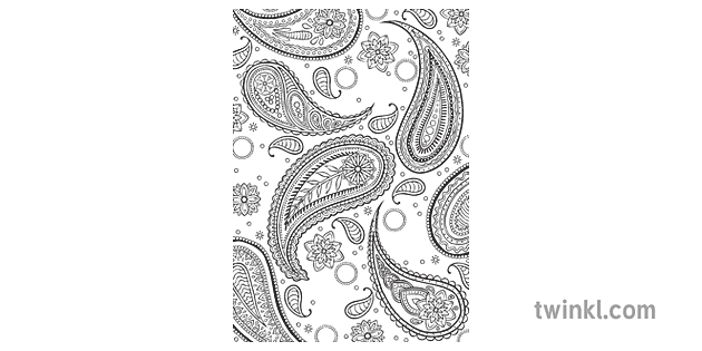 motif de conscience paisley 3 coloriage feuille pleine gratuit du premier jour printemps