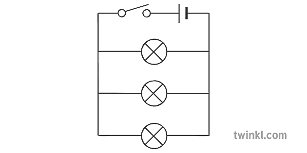 Parallel Circuit With Three Bulbs One Switch Battery Diagram Science