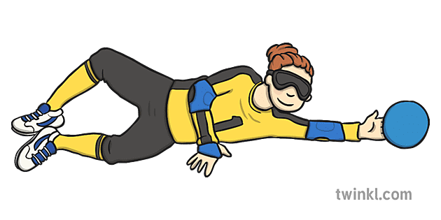 Paralympic Goalball Illustration Twinkl