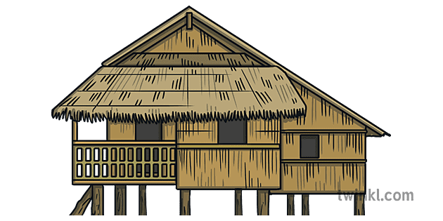 Philippine Traditional Bahay Kubo Hut House Twinkl 0930