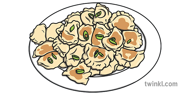 Pierogi Illustration - Twinkl