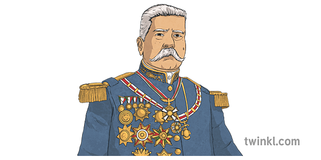 Porfirio Diaz Person Portrait Military Mexico History MPS KS2