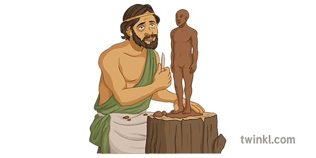 prometheus creating man