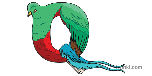 Q For Quetzal Dibujo - Twinkl