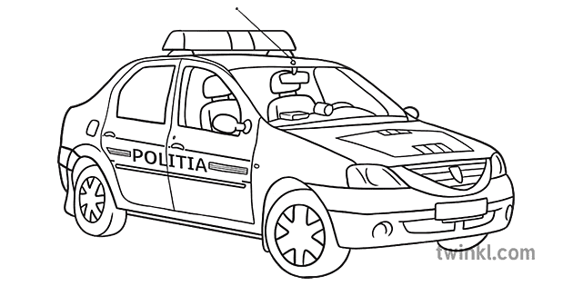 coche policia rumano ks1 vehiculo servicios de emergencia blanco y ...