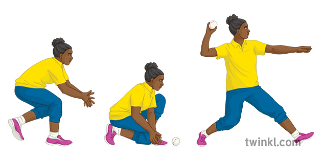 Rounders Short Barrier Techniques Fielding Sport Ball Game Pe Ks3