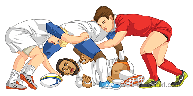 ilana-i-e-rucking-rugby-sport-pe-secondary-illustration-twinkl