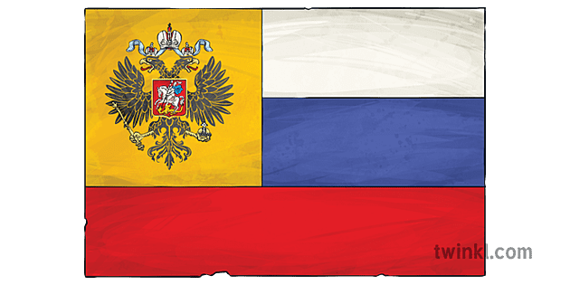 руско знаме 1914 година Illustration - Twinkl