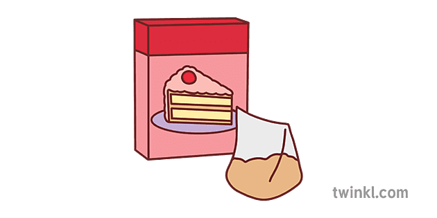 SYM Cake Mix Colour Illustration - Twinkl