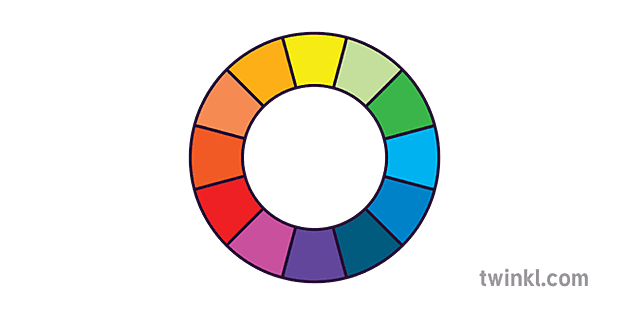 Sym Colour Wheel Colour Illustration Twinkl