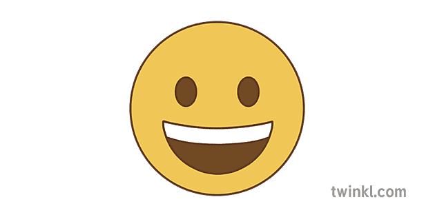 SYM Ecstatic Emoji Colour Illustration - Twinkl