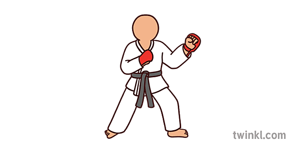 SYM Karate Colour Illustration - SYM Karate Colour Illustration -