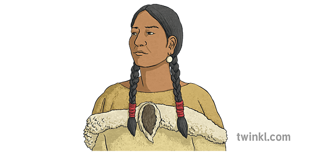 sacagawea Illustration - Twinkl