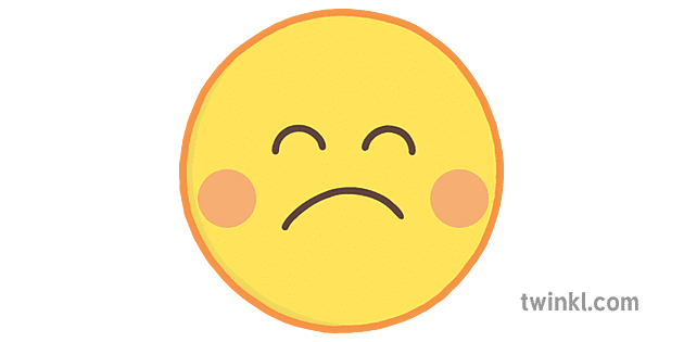 triste emoji gente roi sen recursos sentimientos rueda ks1 Illustration -
