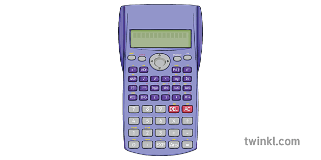 Scientific Calculator School Equipment Maths Science Secondary Illustration