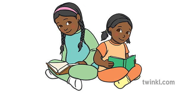 literacy children clipart