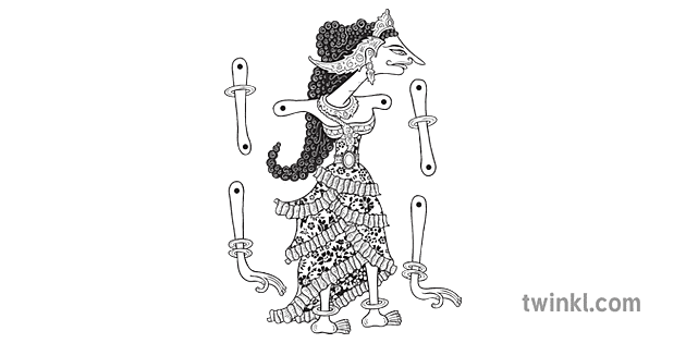 sita-indonesian-wayang-kulit-paper-craft-ks2-black-and-white-rgb