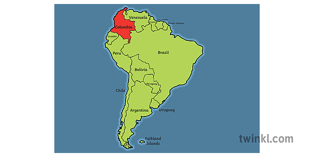 南美哥伦比亚升天世界各地的信息信息简报英语经典主题ks1