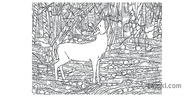 South Carolina State Animal White Tailed Deer Mindfulness Colouring Social