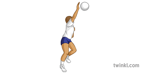 Spike Shot Step 5 Technique Sequence Volleyball Sports PE Secondary