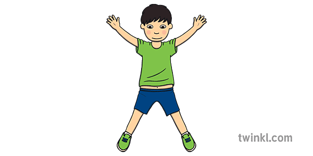 Star Jumps with Shoes Twinkl Move PE Y1 Running Ans JumpingLesson 6