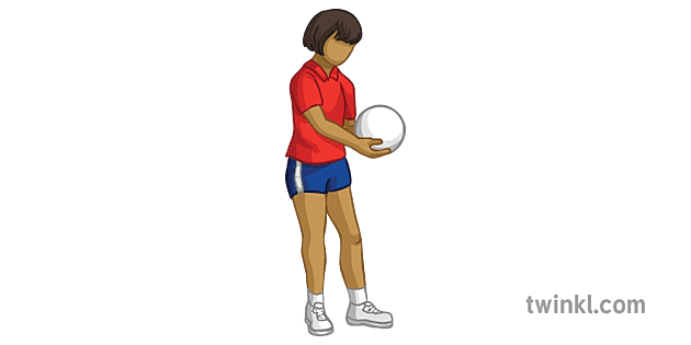 step 1 underarm serve volleyball sequence sport pe secondary