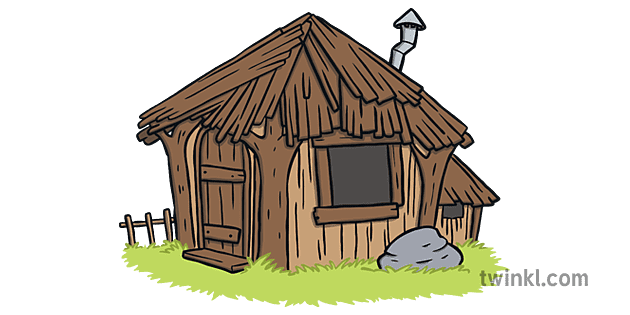 three little pigs wood houses