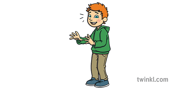 Surprised Boy Illustration - Twinkl