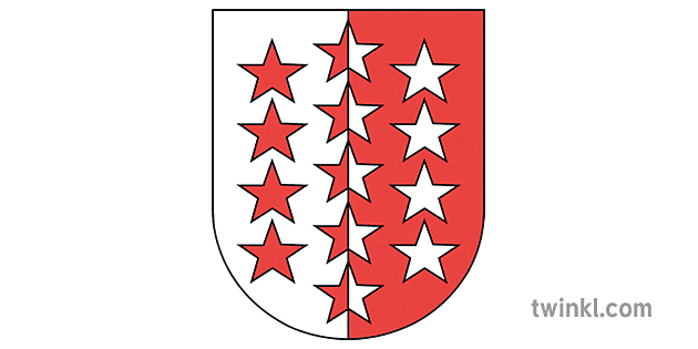 Swiss Canton Shield Wallis Illustration - Twinkl