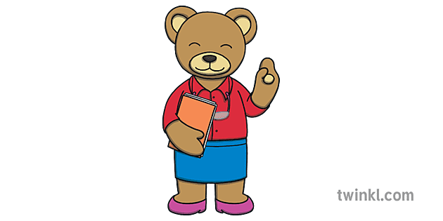 अध्यापक भालू कक्षा पावु विद्यालय शिक्षा क्ष ० १ Illustration - Twinkl