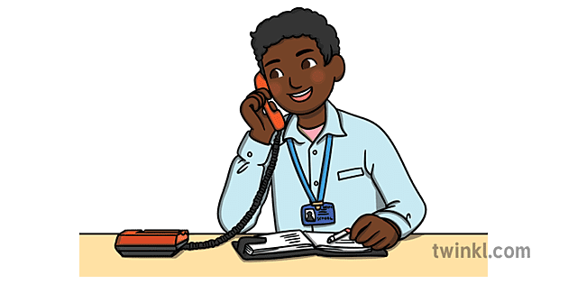 Teacher Talking on the Phone People Open Eyes KS1 - Twinkl Teacher Talking on the Phone People Open Eyes KS1 - Twinkl