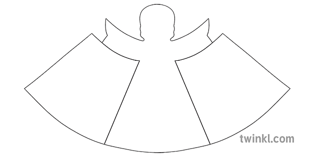 Cone Angel Template Printable