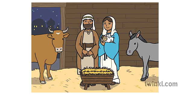 nativity story clipart