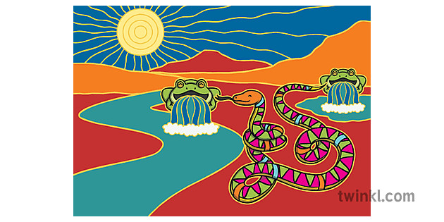 The Rainbow Serpent 03 Illustration - Twinkl