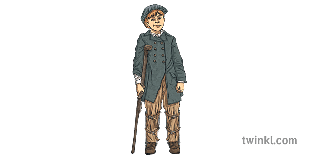 Tiny Tim Christmas Carol Charles Dickens Boy Crutch Braces Victorian MPS KS2
